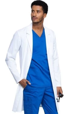 Men's 40" Notch Lapel Lab Coat -Medical Nurse Clothing Shop 4 ck ww410ab 650