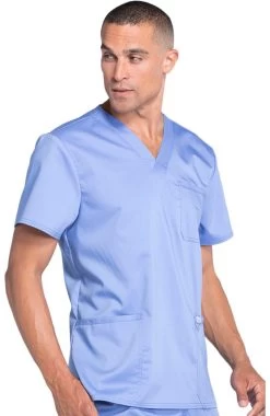 Clearance Men's V-Neck Utility Solid Scrub Top 10 Clearance Men's V-Neck Utility Solid Scrub Top -Medical Nurse Clothing Shop 4 ck ww670 clearance 650