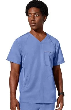 Men's Steven V-Neck Scrub Top -Medical Nurse Clothing Shop 4 hh 2382 650