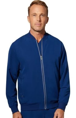 Men's Samuel Zip Up Bomber Jacket -Medical Nurse Clothing Shop 4 hh 5350 650