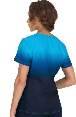 Clearance Women's Reform V-Neck Ombre Scrub Top -Medical Nurse Clothing Shop 4 ko 370pr clearance 650