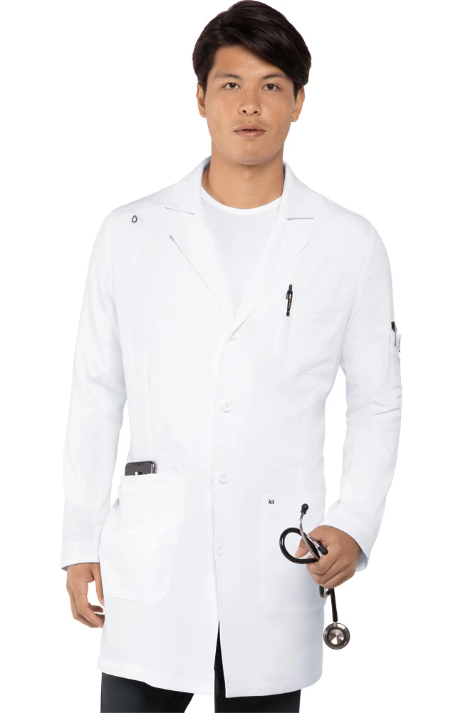 Men's Button Down Everyday Lab Coat 6 Men's Button Down Everyday Lab Coat - Image 4