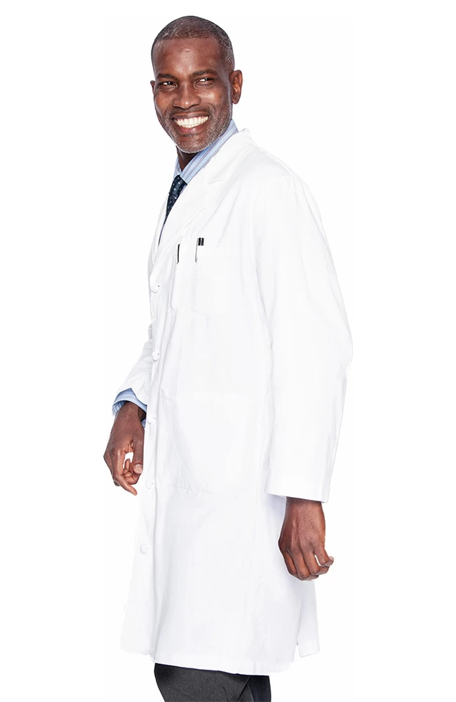 Men's 3-Pocket Super Twill 44½" Lab Coat