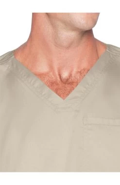 Men's V-Neck Chest Pocket Solid Scrub Top -Medical Nurse Clothing Shop 4 ln 4253 650