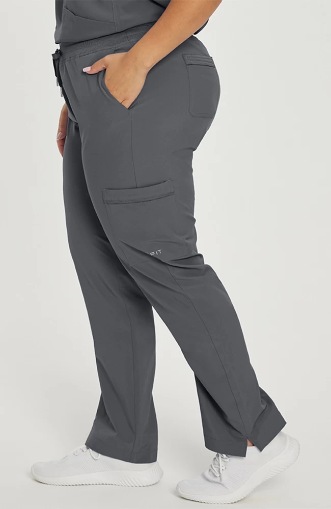 Women's Drawstring Cargo Scrub Pant 6 Women's Drawstring Cargo Scrub Pant - Image 4