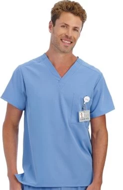 Clearance Unisex 1 Pocket Tri Blend Solid Scrub Top 9 Clearance Unisex 1 Pocket Tri Blend Solid Scrub Top -Medical Nurse Clothing Shop 4 wh 2200 clearance 650