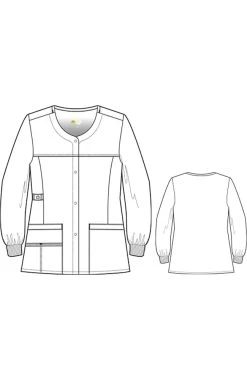 Clearance Women's Constance Snap Front Solid Scrub Jacket 9 Clearance Women's Constance Snap Front Solid Scrub Jacket -Medical Nurse Clothing Shop 4 wk 8108 clearance 650