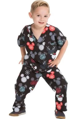 Cherokee Clearance Unisex Kids That's Snow Mickey Print Scrub Set 11 Cherokee Clearance Unisex Kids That's Snow Mickey Print Scrub Set -Medical Nurse Clothing Shop 5 ck 6620c printclearance 650 2