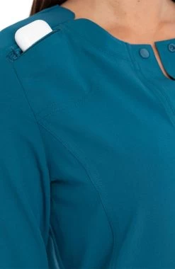 Cherokee Clearance Women's Solid Scrub Jacket -Medical Nurse Clothing Shop 5 ck ck387a clearance 650