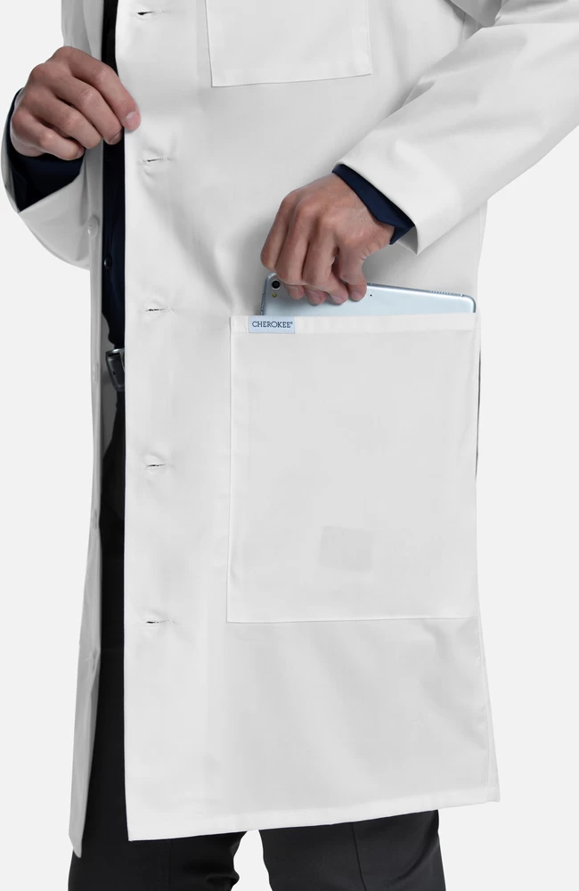 Cherokee Men's Button Front Lab Coat 7 Cherokee Men's Button Front Lab Coat - Image 5
