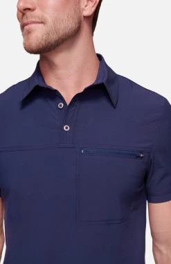 Cherokee Men's Zip Polo Shirt 12 Cherokee Men's Zip Polo Shirt -Medical Nurse Clothing Shop 5 ck ck825a 650