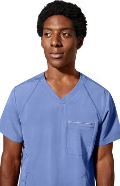 Men's Steven V-Neck Scrub Top -Medical Nurse Clothing Shop 5 hh 2382 650