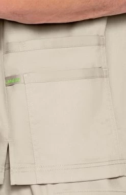 Men's V-Neck Chest Pocket Solid Scrub Top -Medical Nurse Clothing Shop 5 ln 4253 650