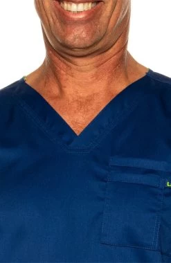 Men's Solid Scrub Top 11 Men's Solid Scrub Top -Medical Nurse Clothing Shop 5 ln 4259 650