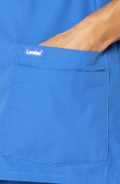 Clearance Men's 5-Pocket Solid Scrub Top -Medical Nurse Clothing Shop 5 ln 7489 clearance 650