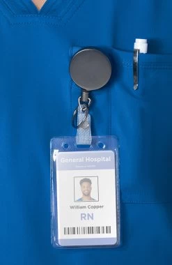 Men's Extreme Stretch Solid Scrub Top -Medical Nurse Clothing Shop 5 ln 9911lka 650