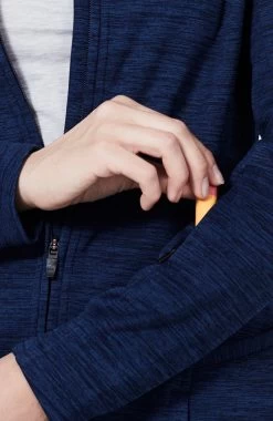 Women's Ionic Heathered Solid Scrub Jacket 11 Women's Ionic Heathered Solid Scrub Jacket -Medical Nurse Clothing Shop 5 md sj11709 650