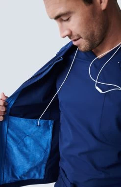 Men's Kinetic Bomber Solid Scrub Jacket 12 Men's Kinetic Bomber Solid Scrub Jacket -Medical Nurse Clothing Shop 5 md sj21832 650