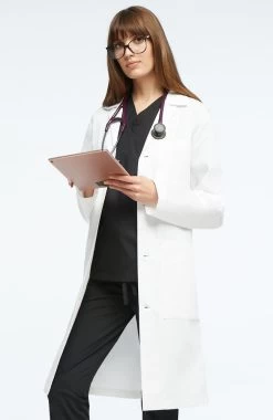 Unisex 41" Ipad Pocket Lab Coat -Medical Nurse Clothing Shop 6 ah 8004 650
