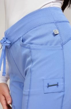 Cherokee Women's Mock Wrap Scrub Top & Straight Leg Scrub Pant Set -Medical Nurse Clothing Shop 6 ck 15seta 650