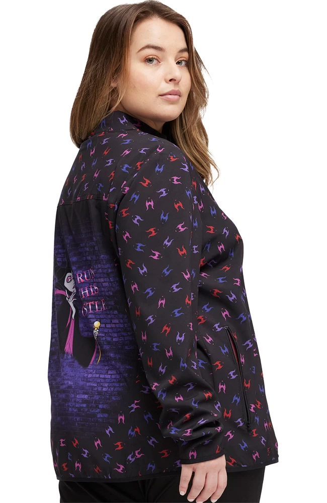 Clearance Women's Packable I Run This Castle Print Jacket 8 Clearance Women's Packable I Run This Castle Print Jacket - Image 6