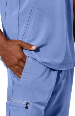 Men's Steven V-Neck Scrub Top -Medical Nurse Clothing Shop 6 hh 2382 650