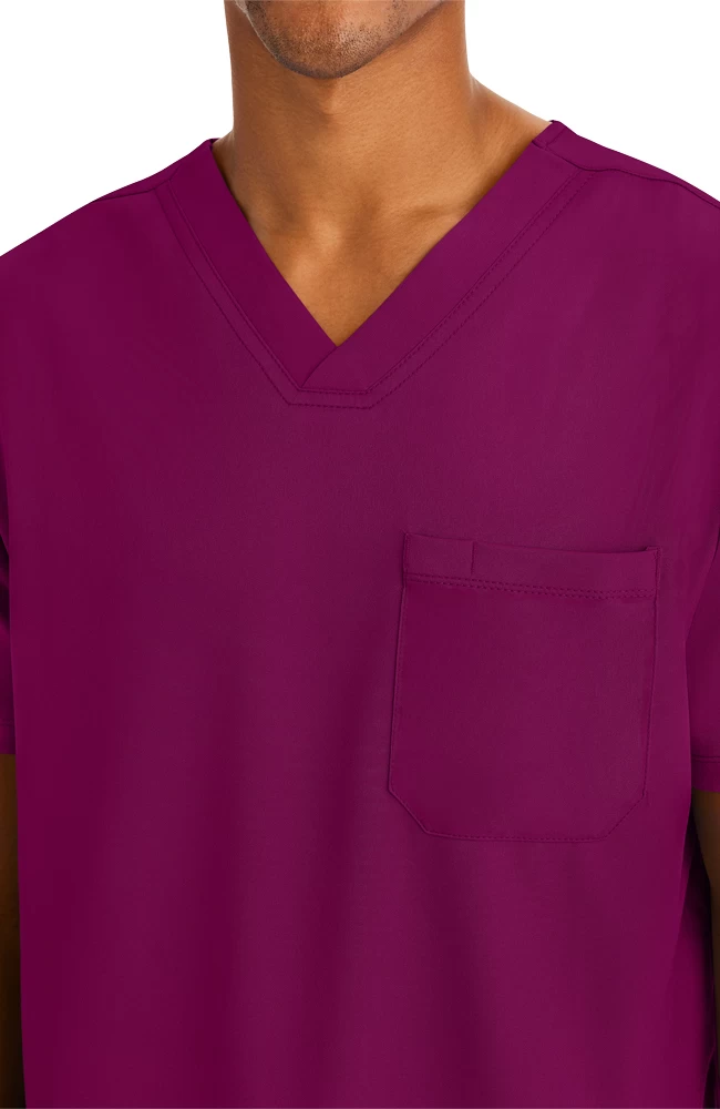Men's Mason Solid Scrub Top 8 Men's Mason Solid Scrub Top - Image 6