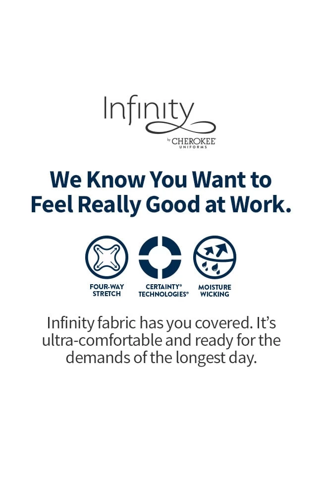 Cherokee Clearance Women's Zip Front Heart Print Scrub Jacket 7 Cherokee Clearance Women's Zip Front Heart Print Scrub Jacket - Image 5