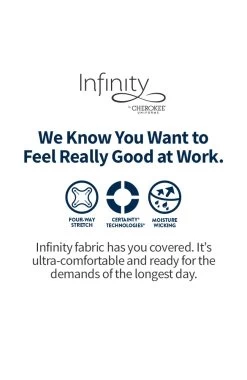 Cherokee Men's V-Neck Solid Scrub Top & Zip Fly Cargo Scrub Pant Set -Medical Nurse Clothing Shop 7 ck ckset03 650