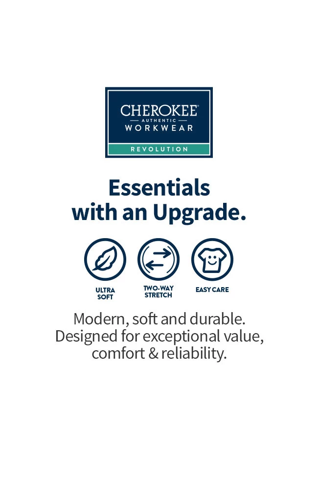 Women's Mock Wrap Solid Scrub Top & Drawstring Flare Scrub 6 Women's Mock Wrap Solid Scrub Top & Drawstring Flare Scrub - Image 4