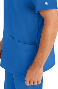 Men's Matthew V-Neck Solid Scrub Top -Medical Nurse Clothing Shop 7 hh 2590 650