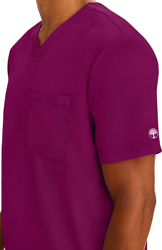 Men's Mason Solid Scrub Top 9 Men's Mason Solid Scrub Top - Image 7