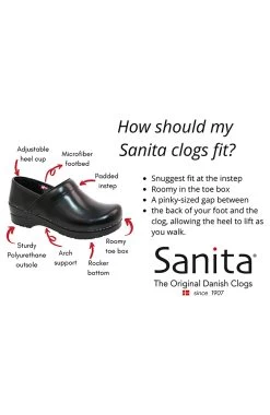 Sanita Women's Lindsey Solid Clog -Medical Nurse Clothing Shop 7 ko prolind 650