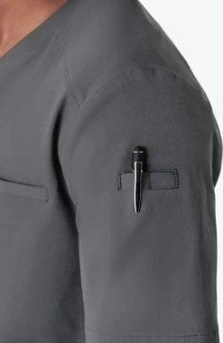 Men's Realm V-Neck Scrub Top -Medical Nurse Clothing Shop 7 md et22115 650