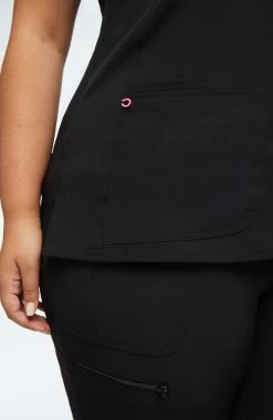 Clearance Women's Pitter-Pat V-Neck Solid Scrub Top -Medical Nurse Clothing Shop 8 ck 20710 clearance 650