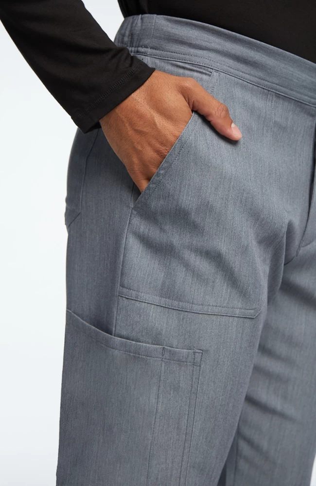 Clearance Men's Solid Scrub Top & Cargo Scrub Pant Set 11 Clearance Men's Solid Scrub Top & Cargo Scrub Pant Set - Image 9